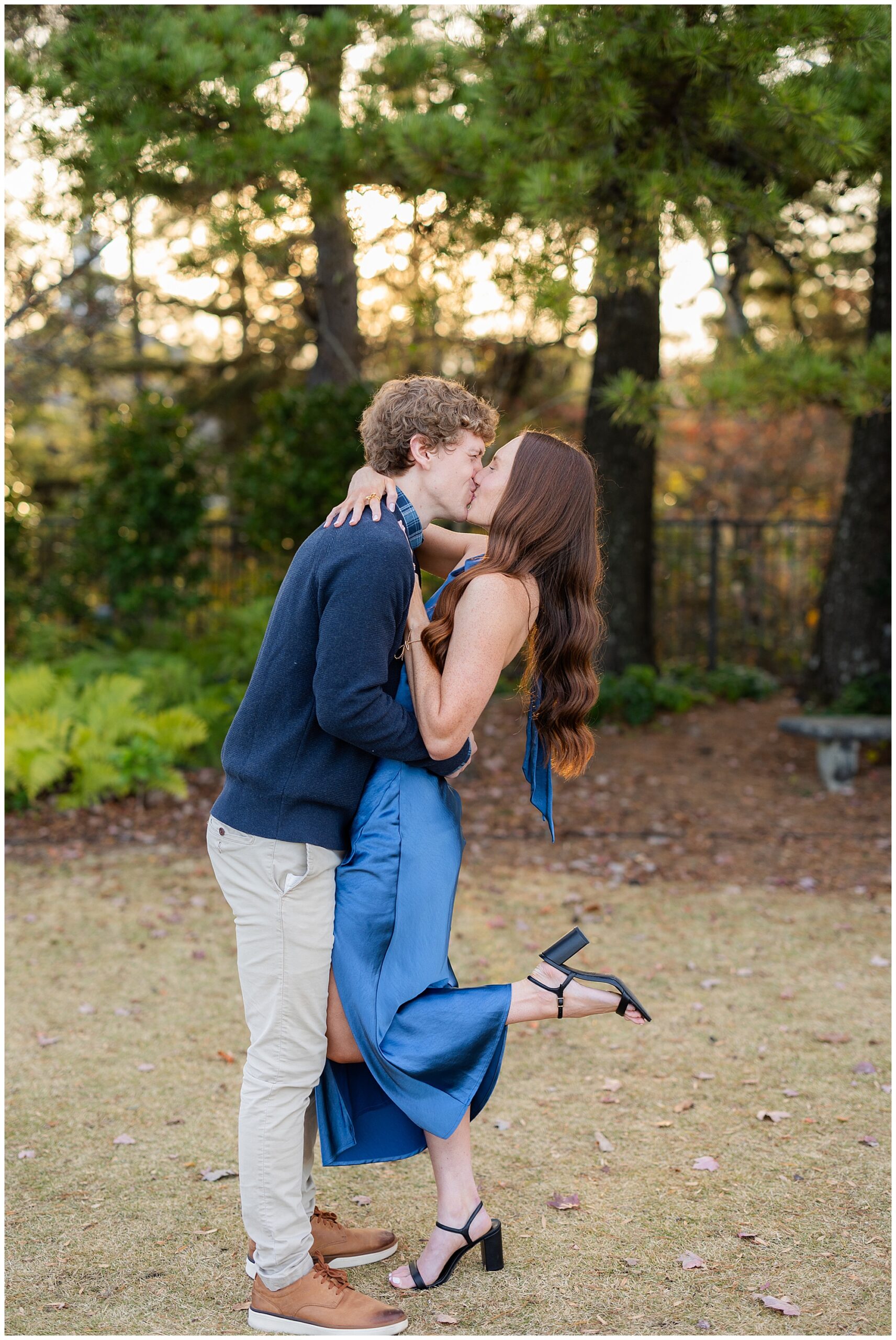 Camden and Olivia embrace and kiss. 